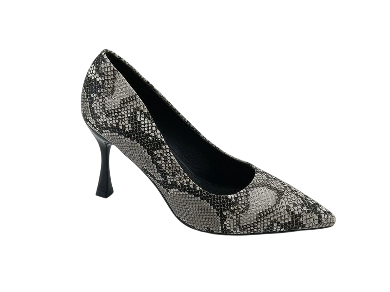Classic Open-Toe Heeled Mule